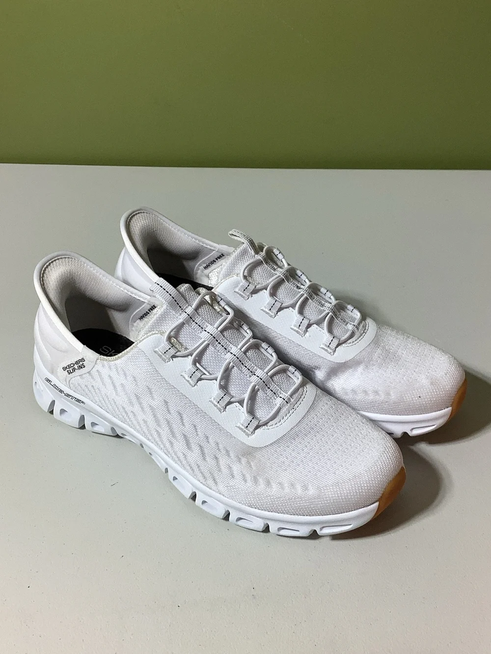 Skechers Slip-ins white sneakers, size 8.5